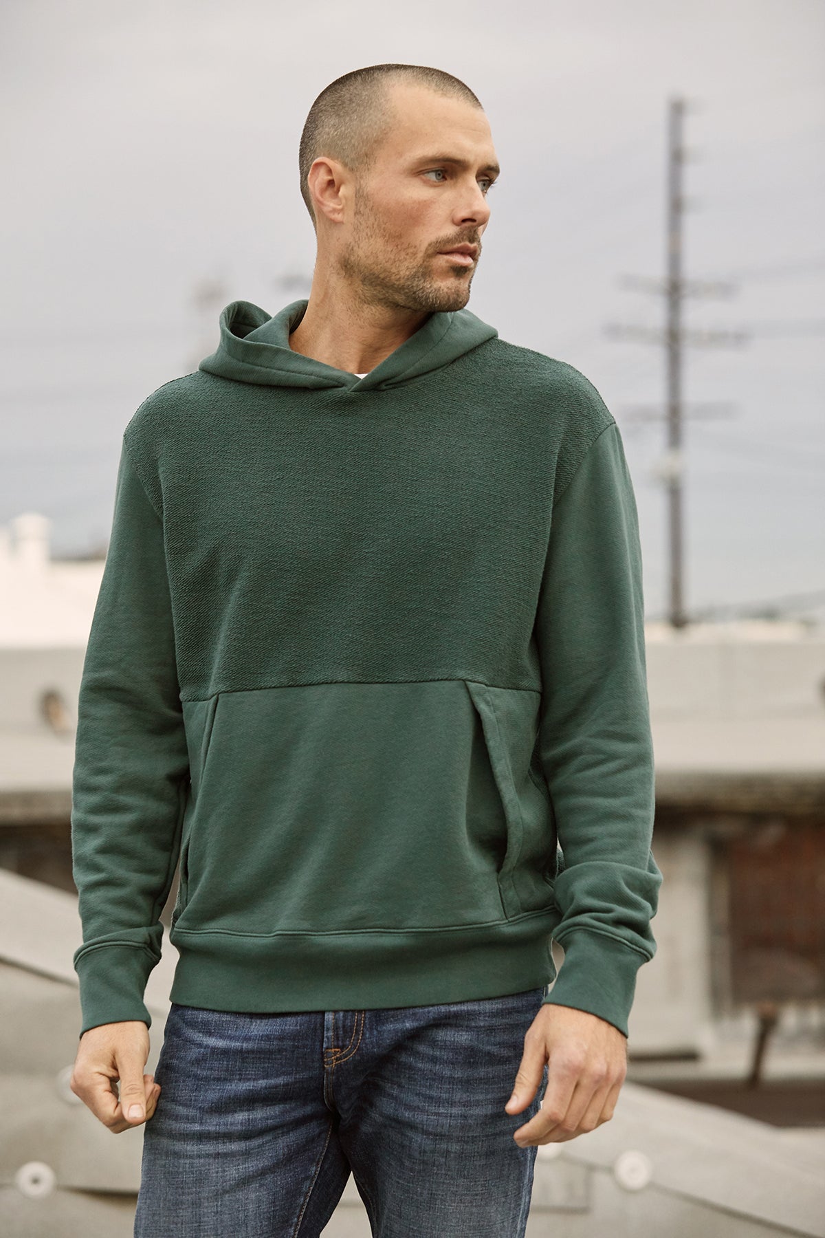 CURRAN FRENCH TERRY HOODIE - Velvet Staging 2.0