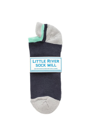 CUSHIONED NO SHOW SOCK BY LITTLE RIVER SOCK MILL - Velvet Staging 2.0