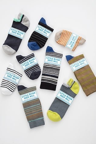 CUSHIONED NO SHOW SOCK BY LITTLE RIVER SOCK MILL - Velvet Staging 2.0-26916107223236