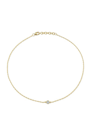 CZ BEZEL CHOKER BY SLOAN - Velvet Staging 2.0