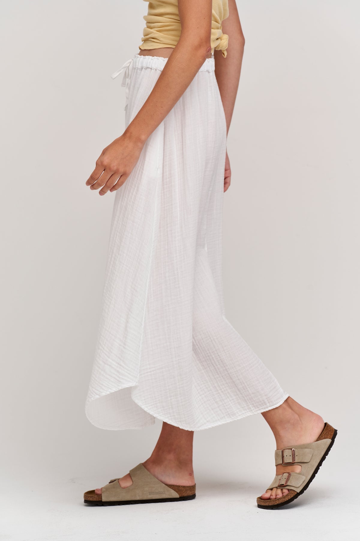 DANA COTTON GAUZE MIDI SKIRT - Velvet Staging 2.0-26916111941828