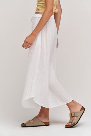 DANA COTTON GAUZE MIDI SKIRT - Velvet Staging 2.0