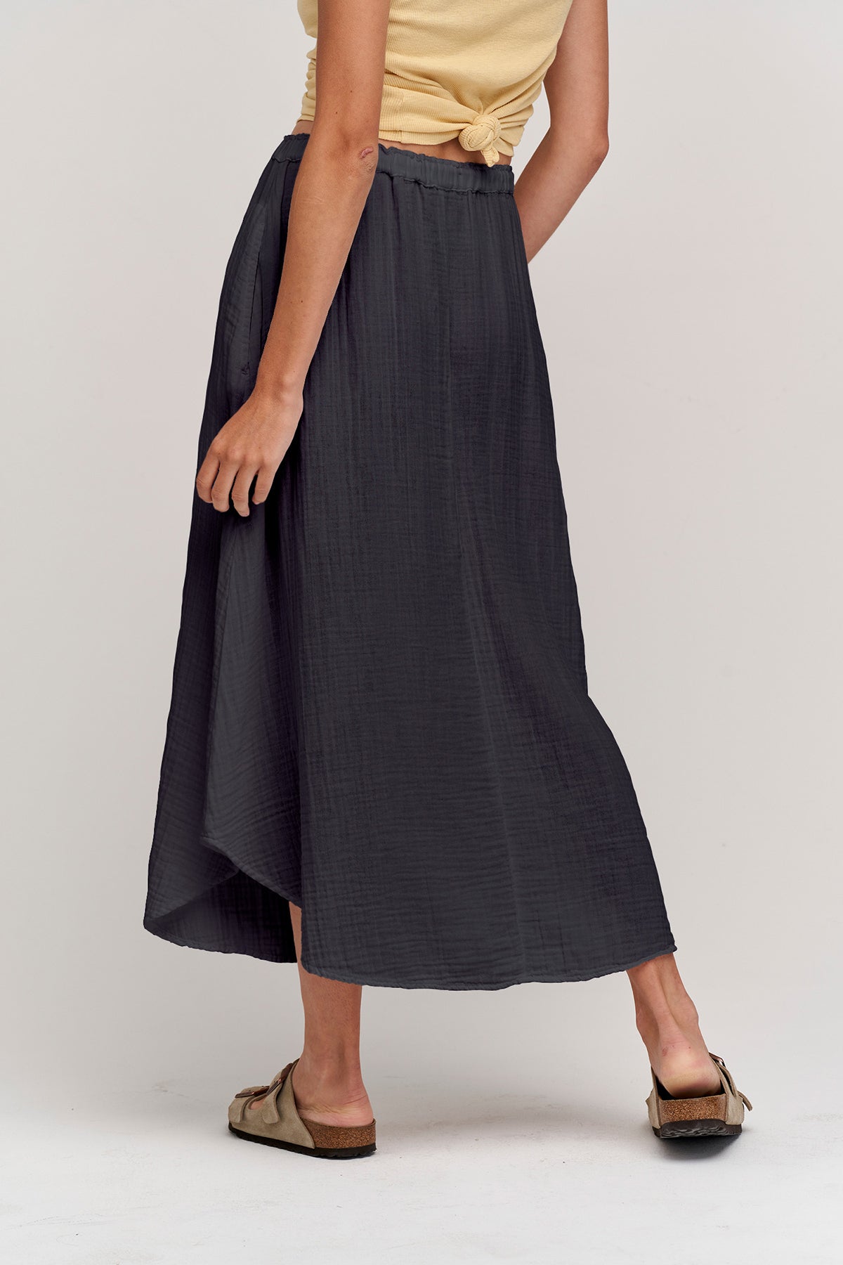 DANA COTTON GAUZE MIDI SKIRT - Velvet Staging 2.0