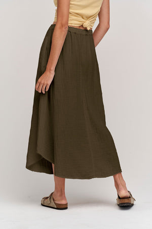 DANA COTTON GAUZE MIDI SKIRT - Velvet Staging 2.0