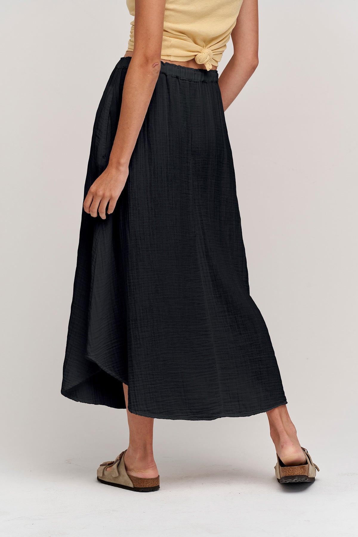 DANA COTTON GAUZE MIDI SKIRT - Velvet Staging 2.0