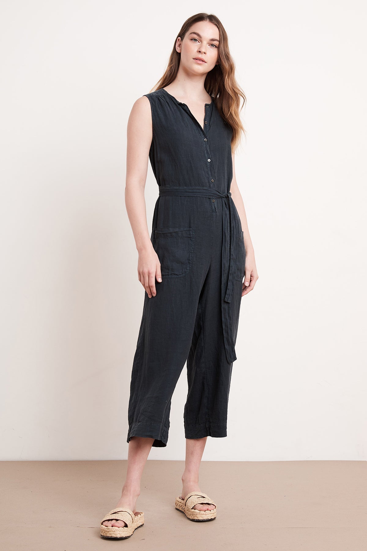 DANI LINEN JUMPSUIT - Velvet Staging 2.0