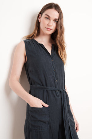 DANI LINEN JUMPSUIT - Velvet Staging 2.0