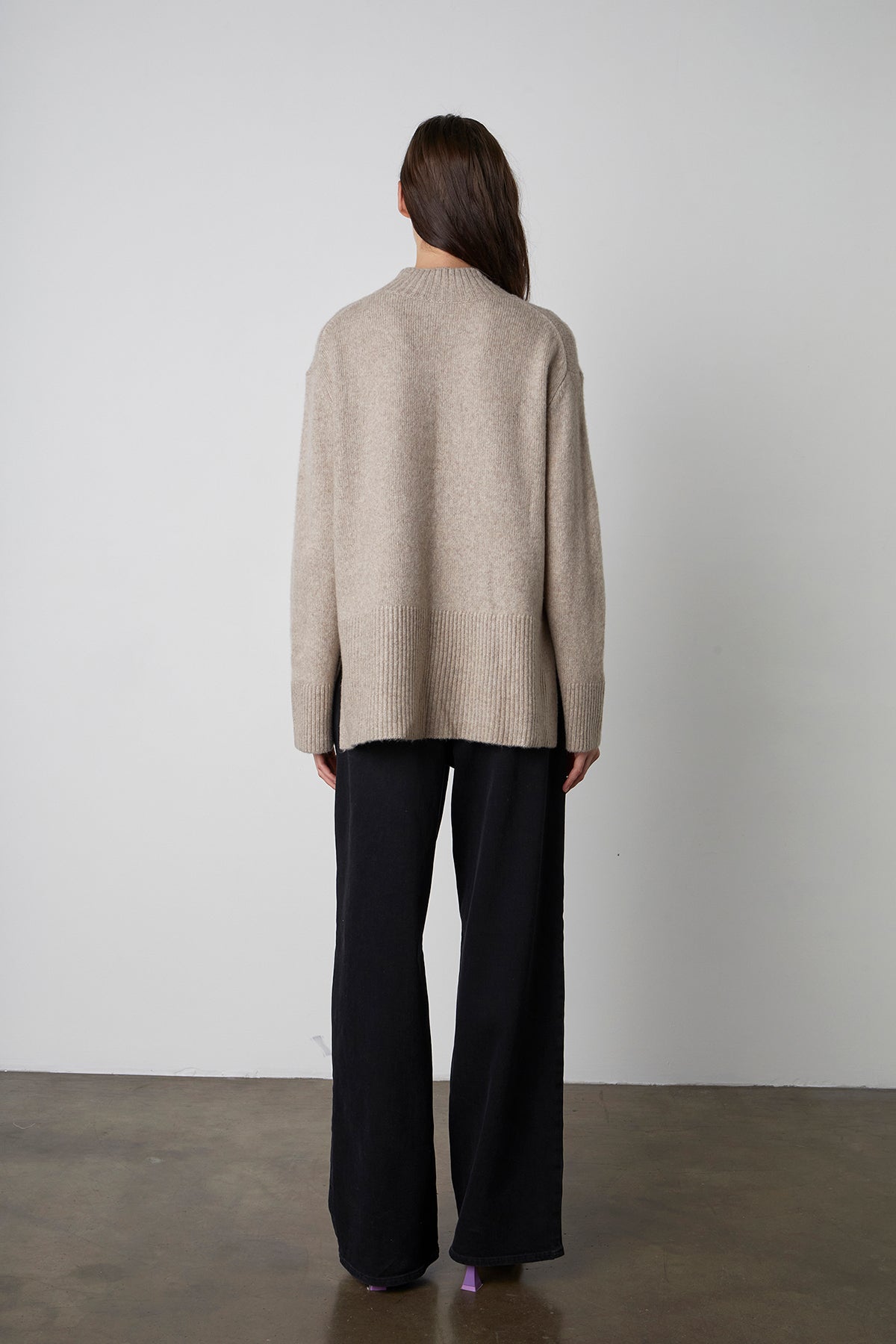 DANNY MOCK NECK SWEATER - Velvet Staging 2.0-26916108927172