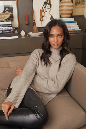 DANNY MOCK NECK SWEATER - Velvet Staging 2.0