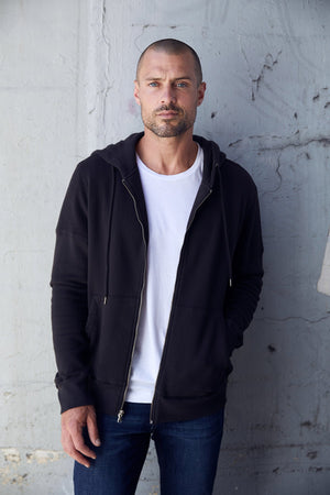 DARIUS ZIP-UP HOODIE - Velvet Staging 2.0