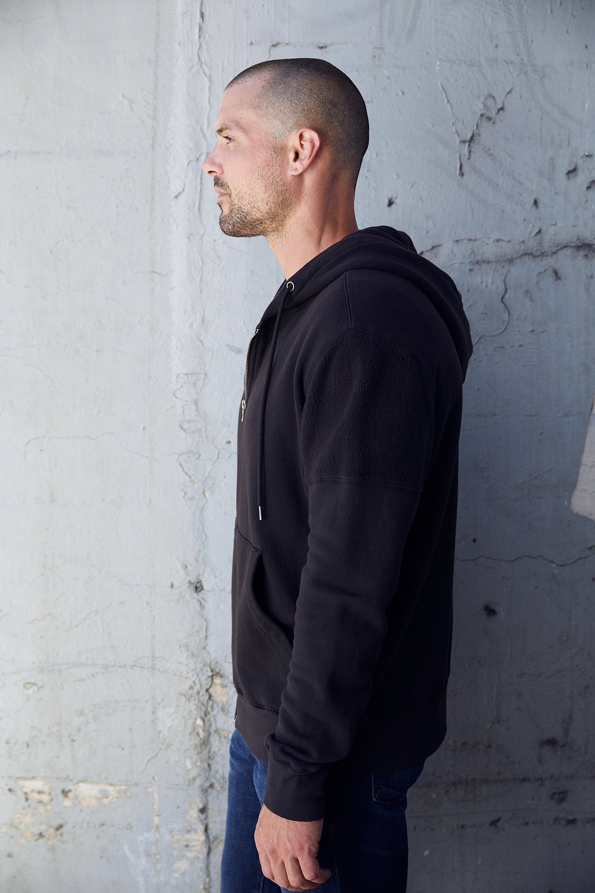 DARIUS ZIP-UP HOODIE - Velvet Staging 2.0-26916110696644