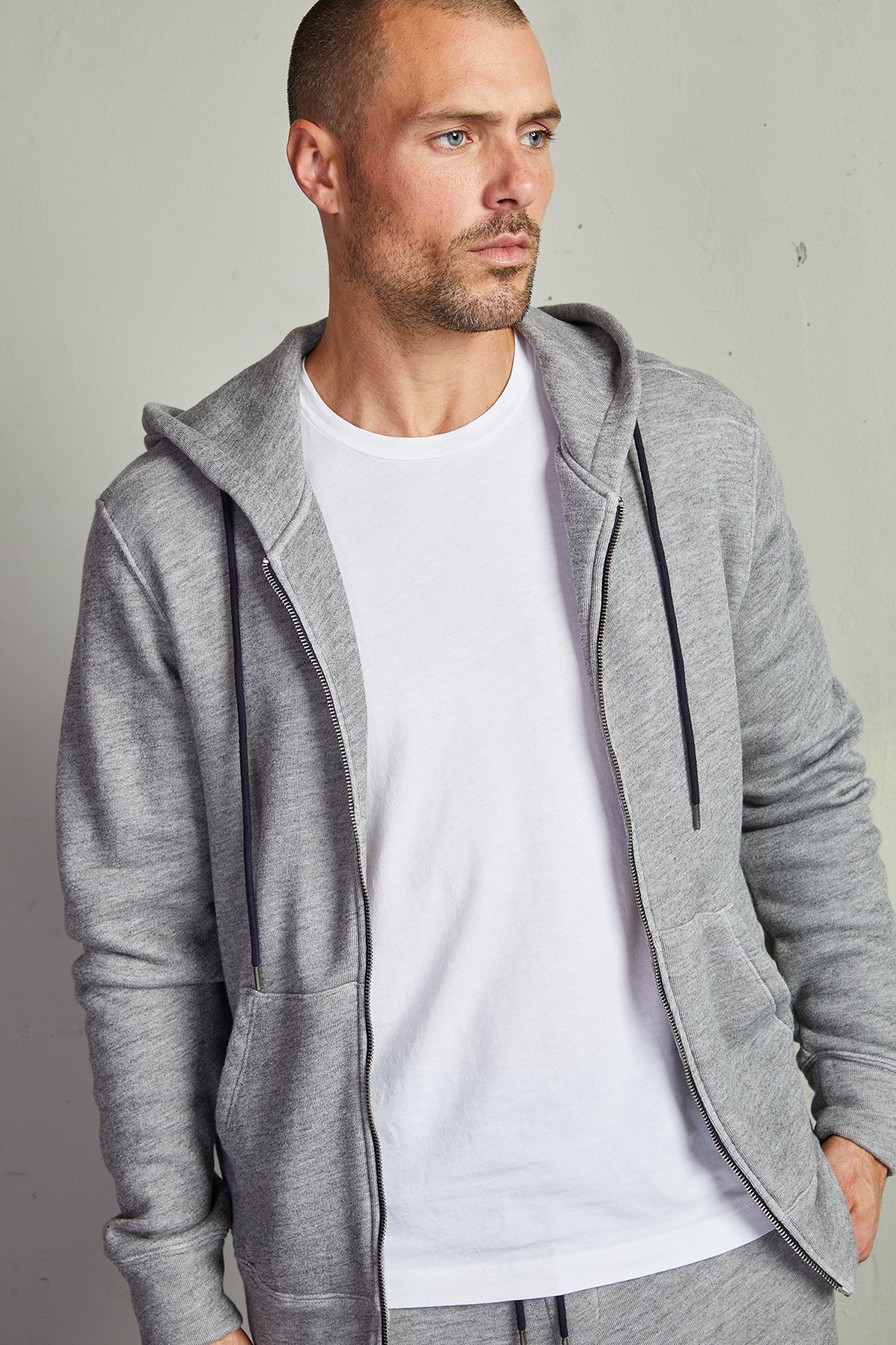 DAVE ZIP UP HOODIE - Velvet Staging 2.0