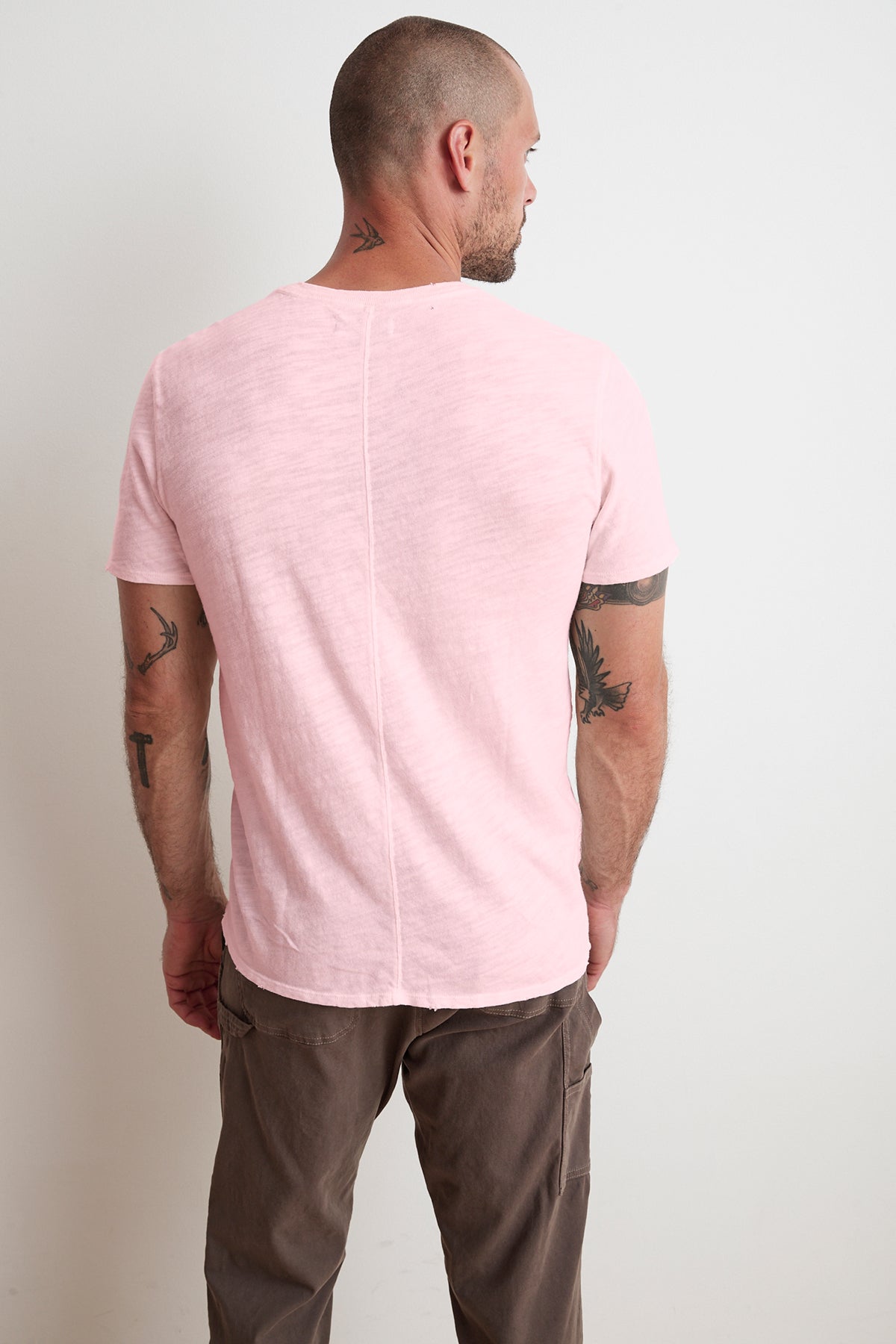 DAVY DISTRESSED SLUB TEE - Velvet Staging 2.0-26916112367812
