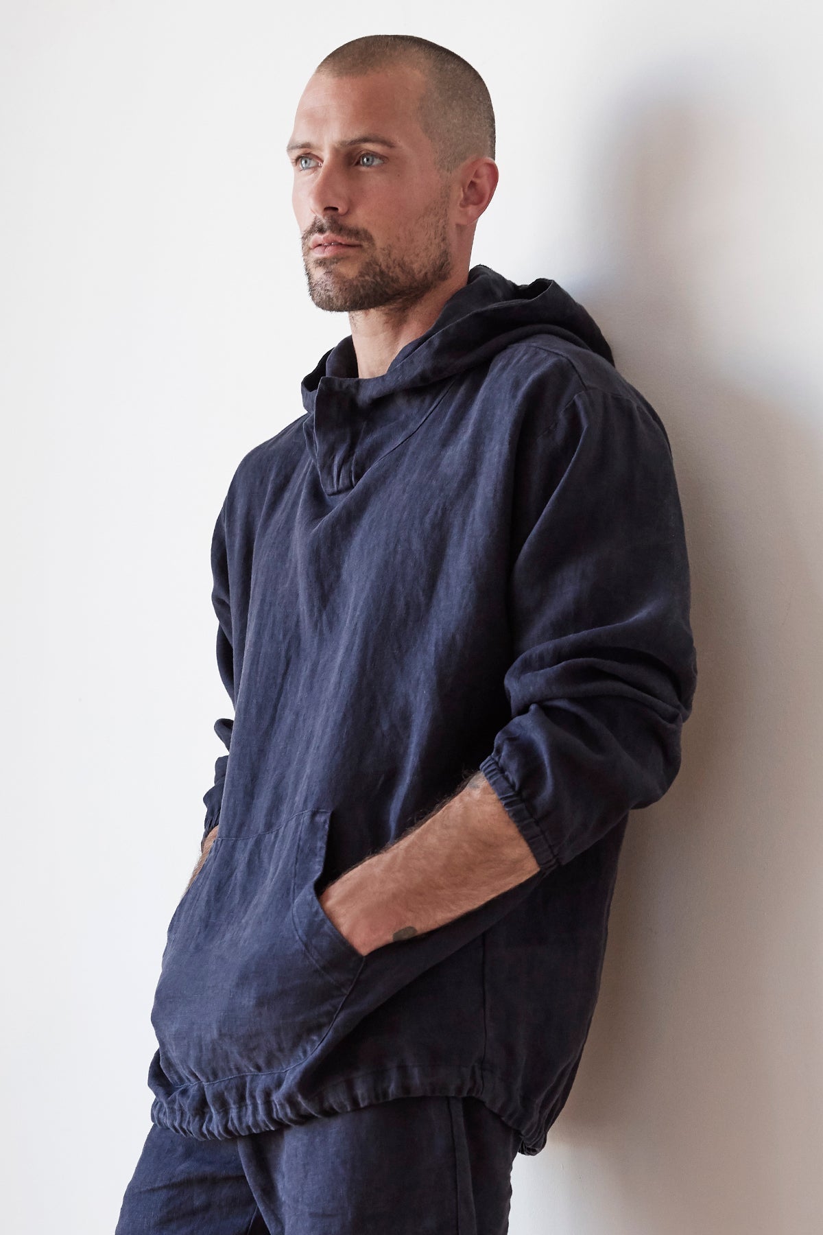 DEACON LINEN HOODIE - Velvet Staging 2.0-26916110991556