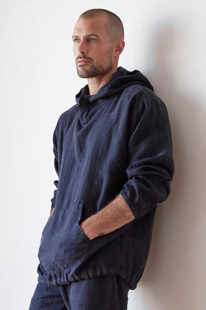 DEACON LINEN HOODIE - Velvet Staging 2.0