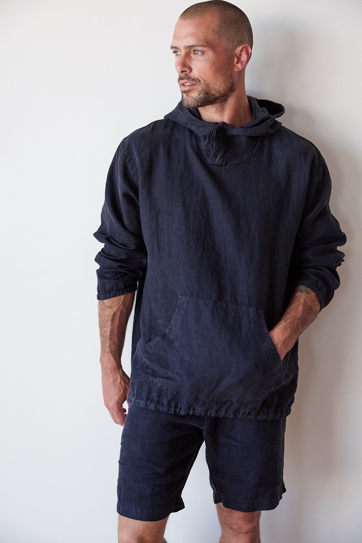 DEACON LINEN HOODIE - Velvet Staging 2.0-26916110958788