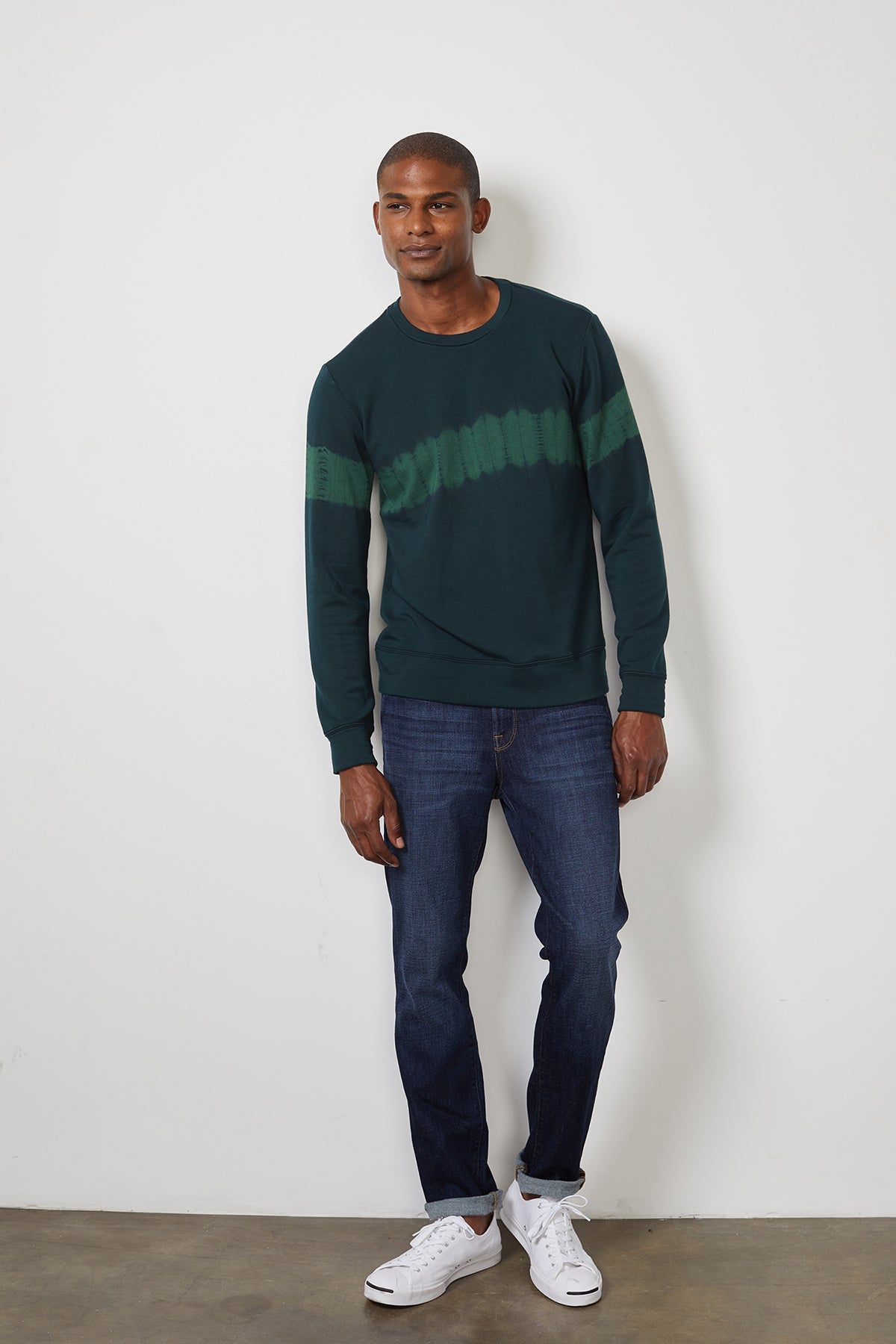 DEAN LUXE FLEECE TIE DYE PULLOVER - Velvet Staging 2.0