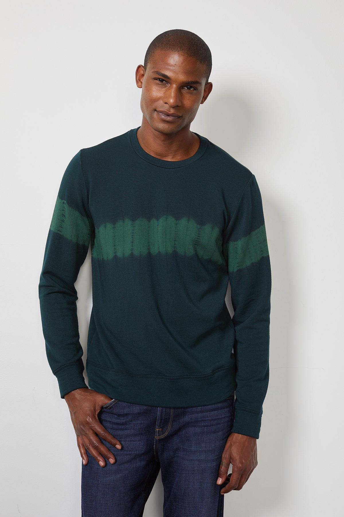 DEAN LUXE FLEECE TIE DYE PULLOVER - Velvet Staging 2.0