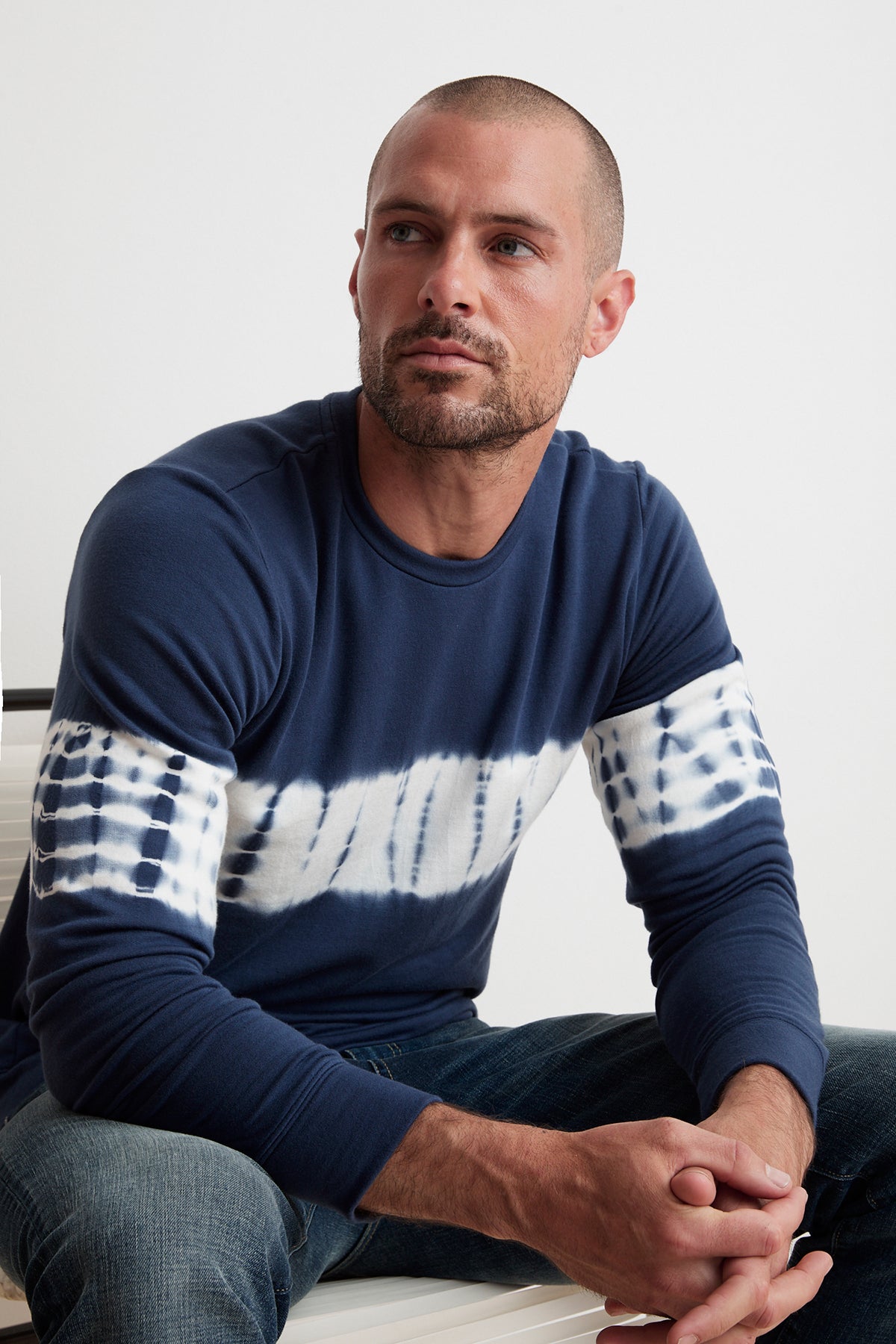 DEAN LUXE FLEECE TIE DYE PULLOVER - Velvet Staging 2.0