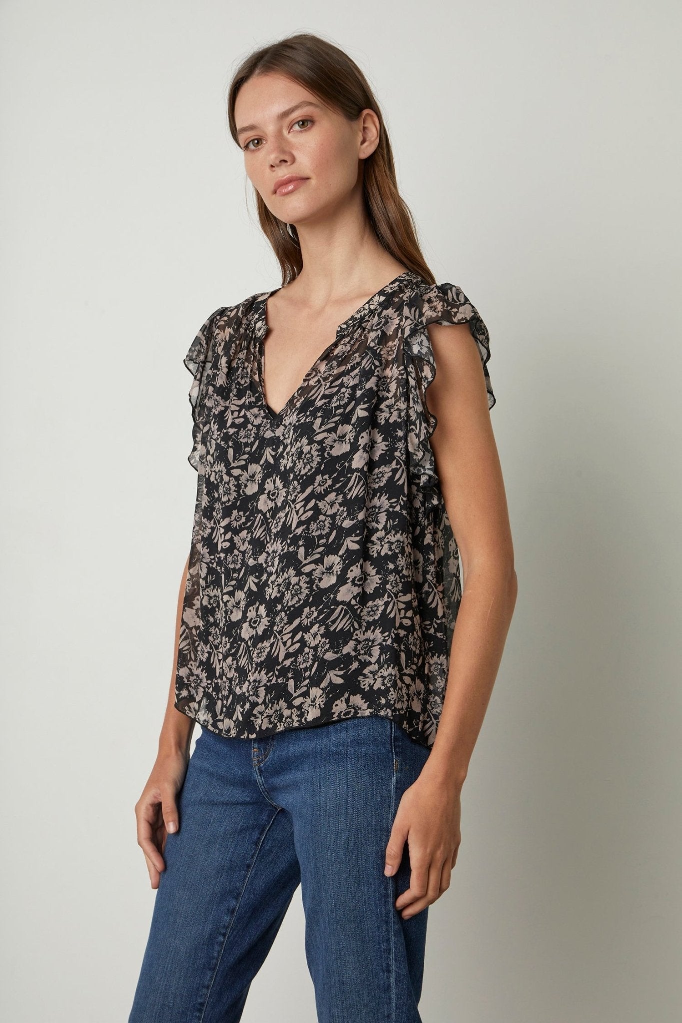 DEMI PRINTED BLOUSE - Velvet Staging 2.0