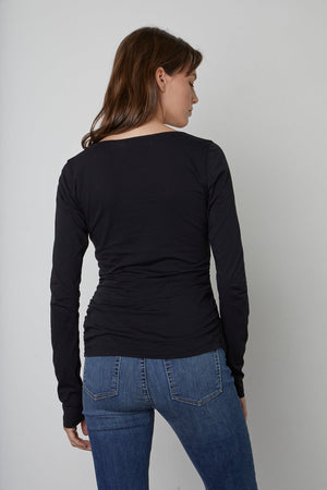 DENISE SCOOP NECK TEE - Velvet Staging 2.0