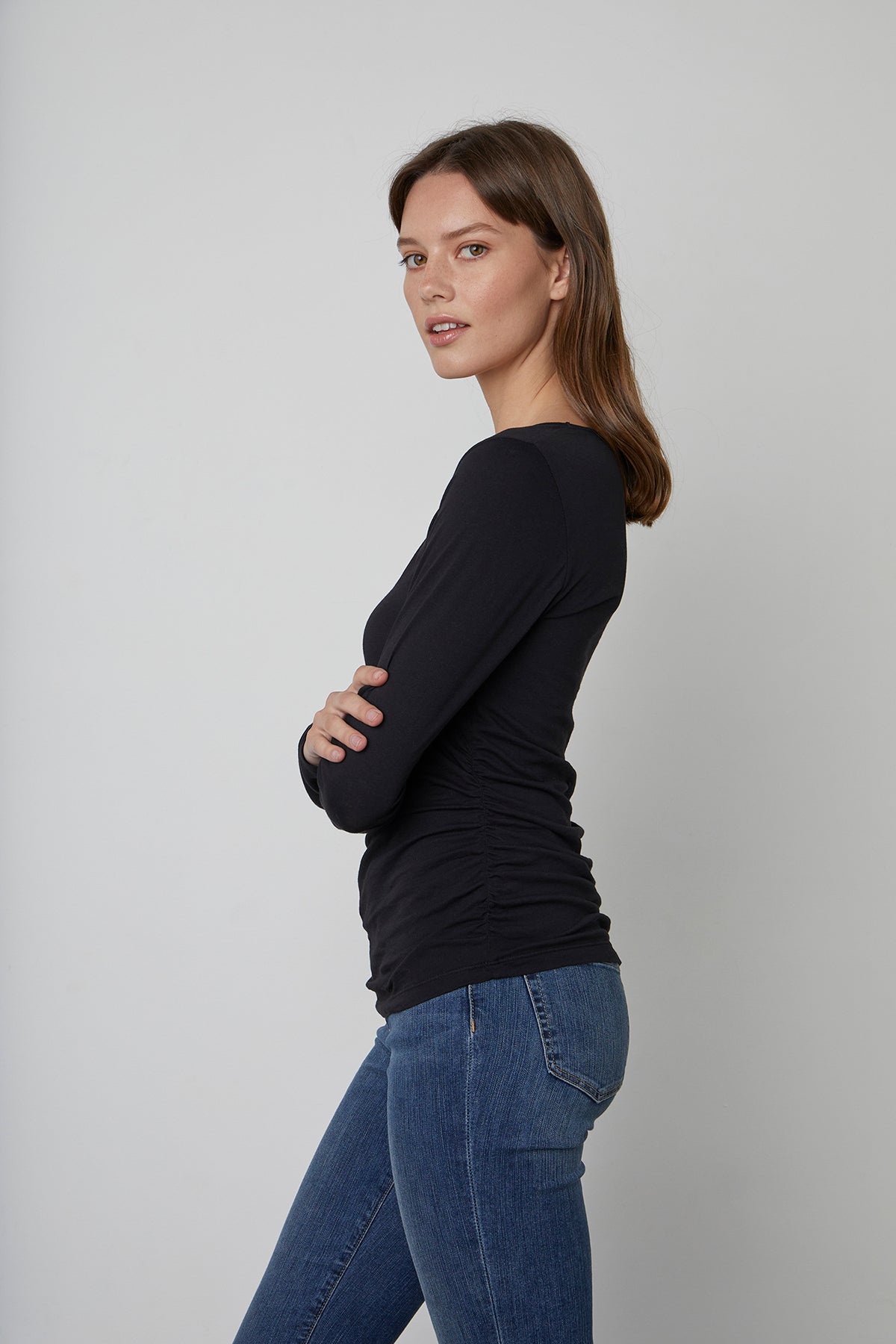 DENISE SCOOP NECK TEE - Velvet Staging 2.0-26916112957636