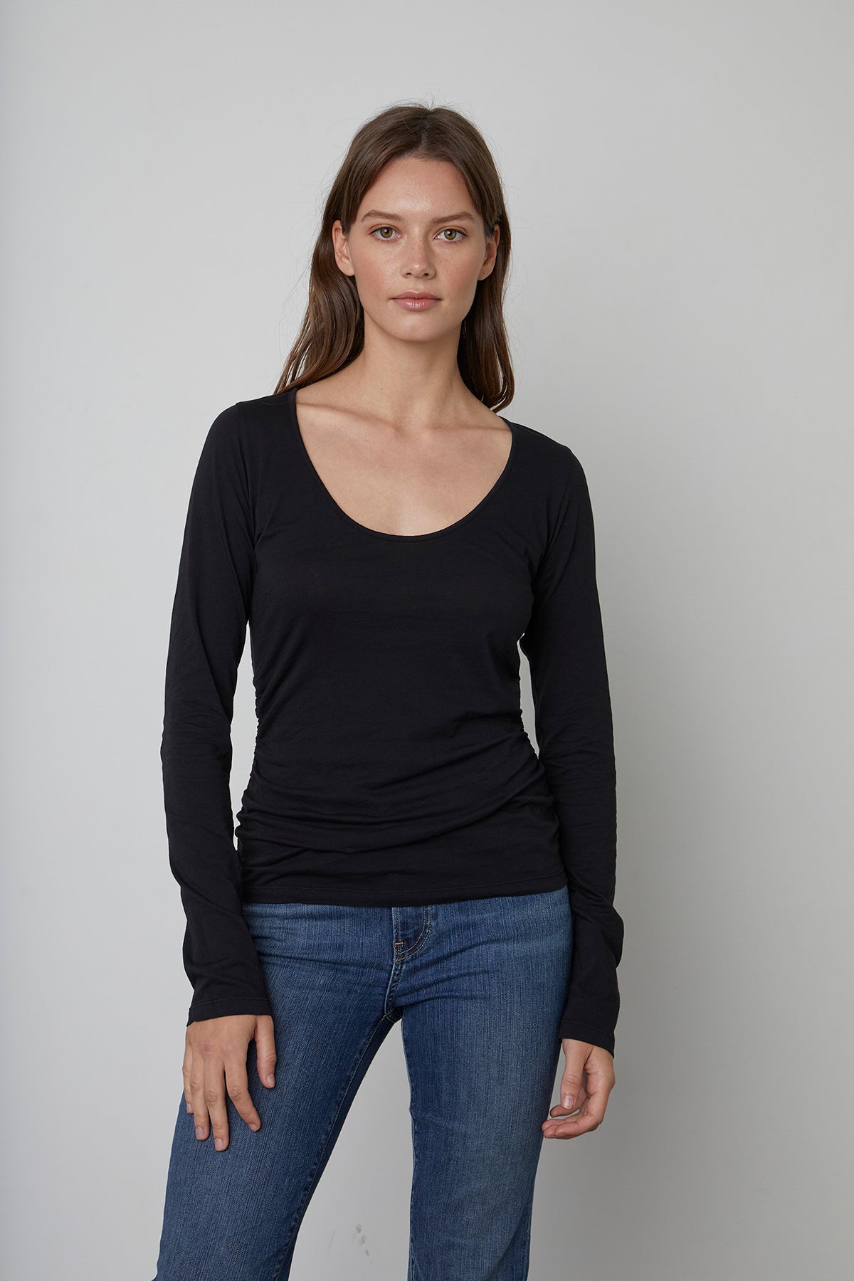 DENISE SCOOP NECK TEE - Velvet Staging 2.0-26916112924868