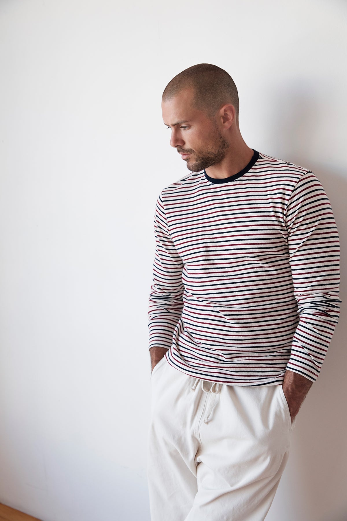 DESMOND STRIPED TEE - Velvet Staging 2.0