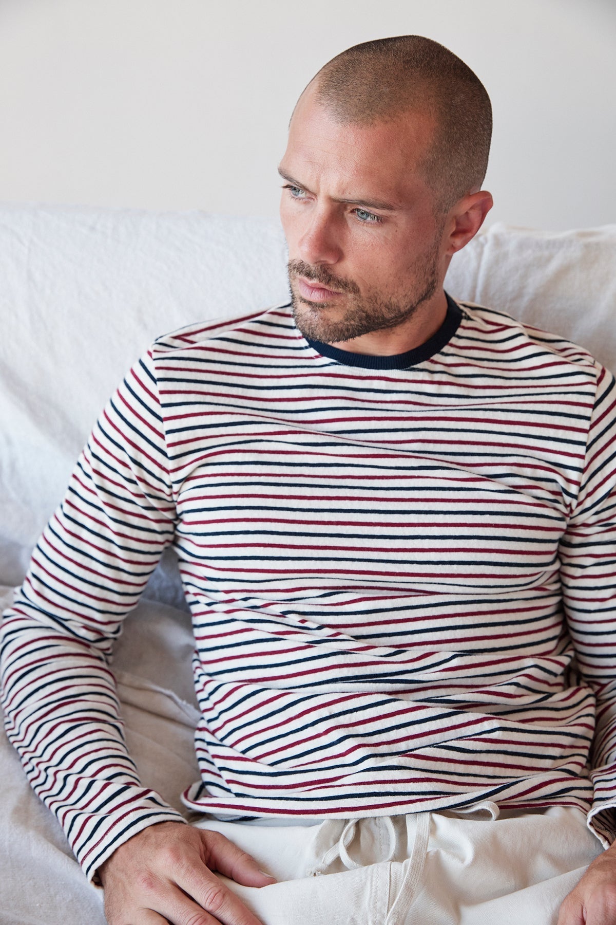 DESMOND STRIPED TEE - Velvet Staging 2.0
