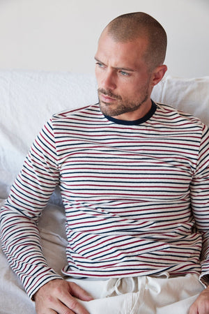 DESMOND STRIPED TEE - Velvet Staging 2.0