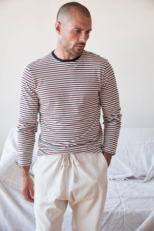 DESMOND STRIPED TEE - Velvet Staging 2.0