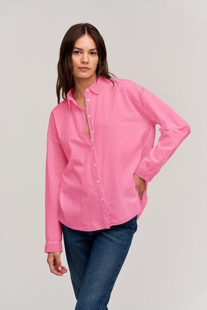 DEVYN BUTTON-UP SHIRT - Velvet Staging 2.0