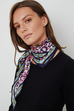 DIAMOND SHAPE SILK SCARF - Velvet Staging 2.0
