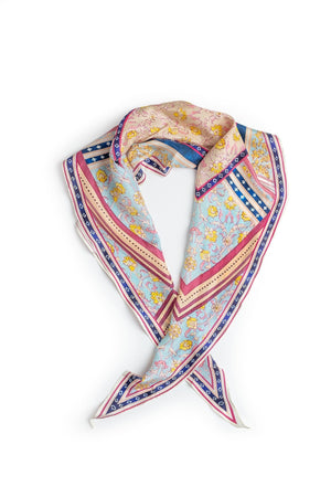 DIAMOND SHAPE SILK SCARF - Velvet Staging 2.0