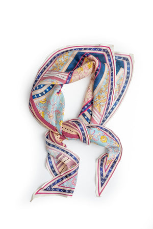 DIAMOND SHAPE SILK SCARF - Velvet Staging 2.0