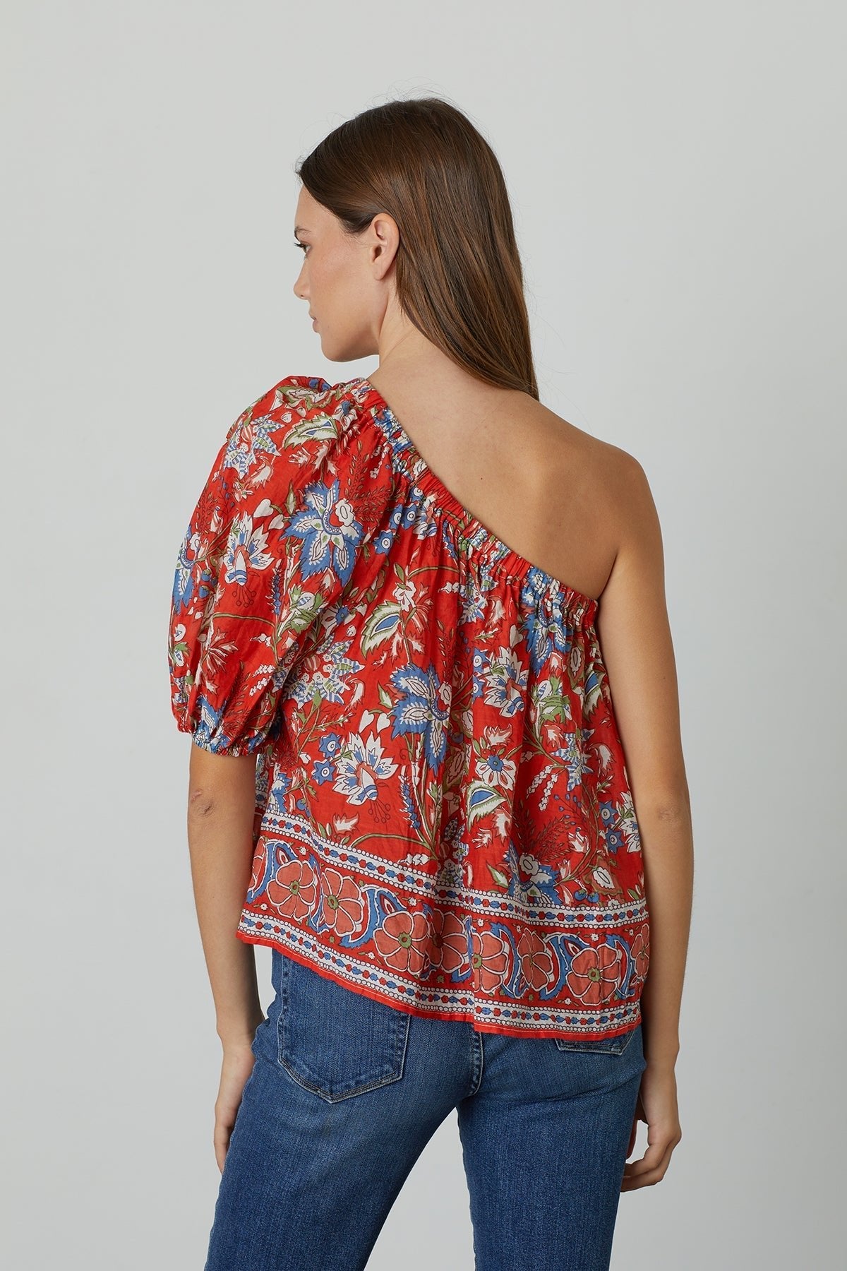 DIANA ONE SHOULDER PRINTED TOP - Velvet Staging 2.0