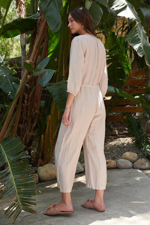 DIONNE LINEN JUMPSUIT - Velvet Staging 2.0