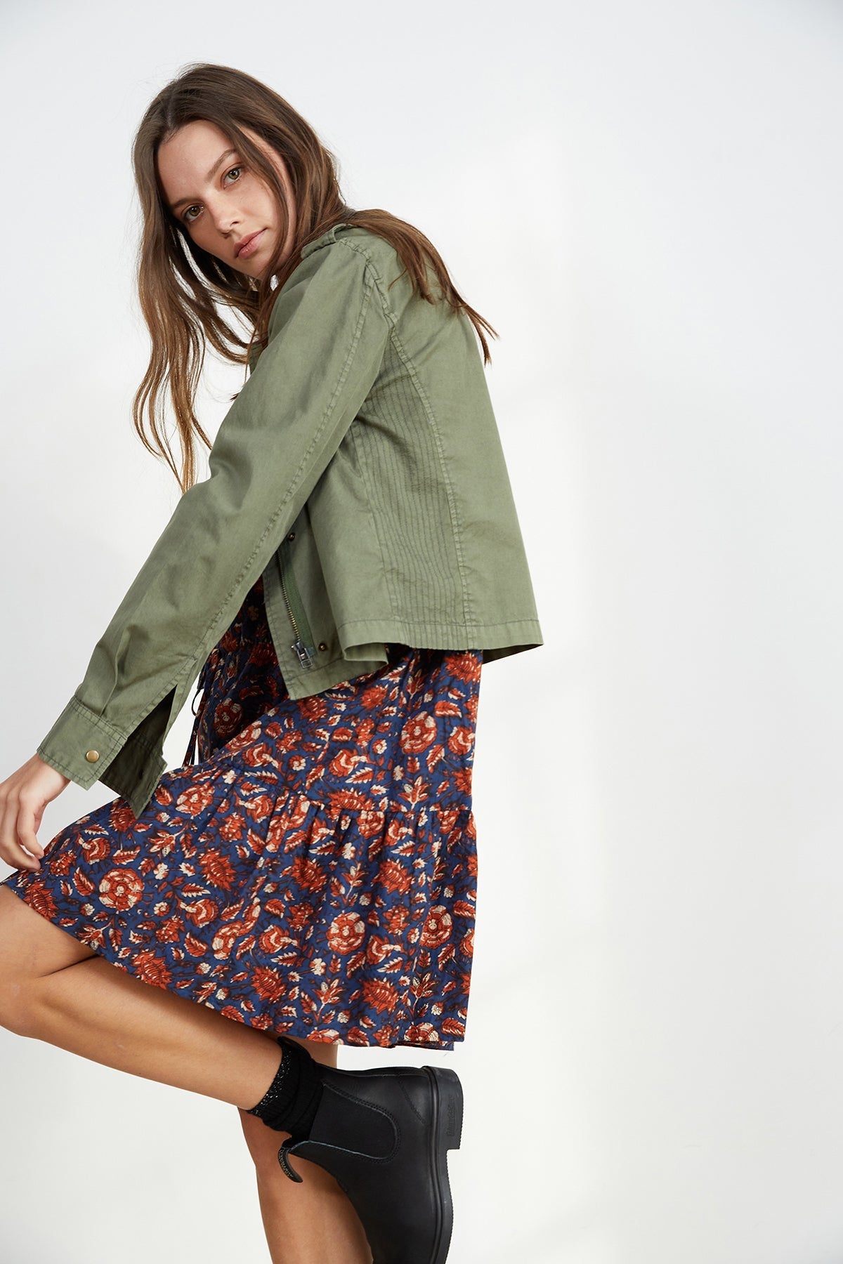 DIXIE CROPPED ARMY JACKET - Velvet Staging 2.0-26916117020868