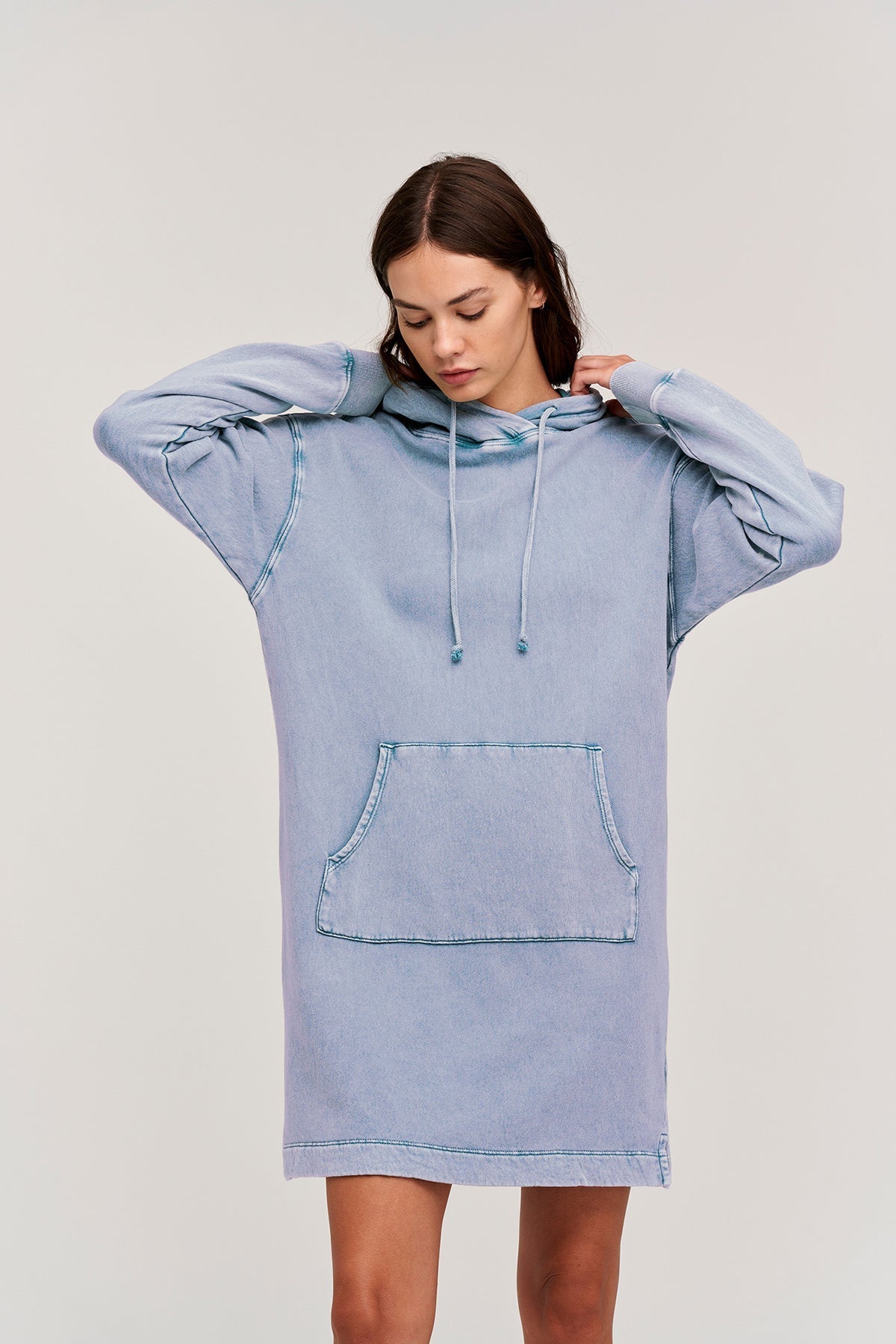 DORTHY SWEATSHIRT HOODIE DRESS - Velvet Staging 2.0