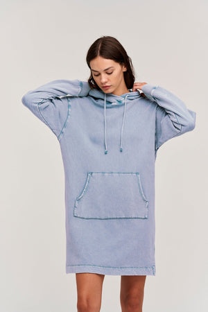 DORTHY SWEATSHIRT HOODIE DRESS - Velvet Staging 2.0
