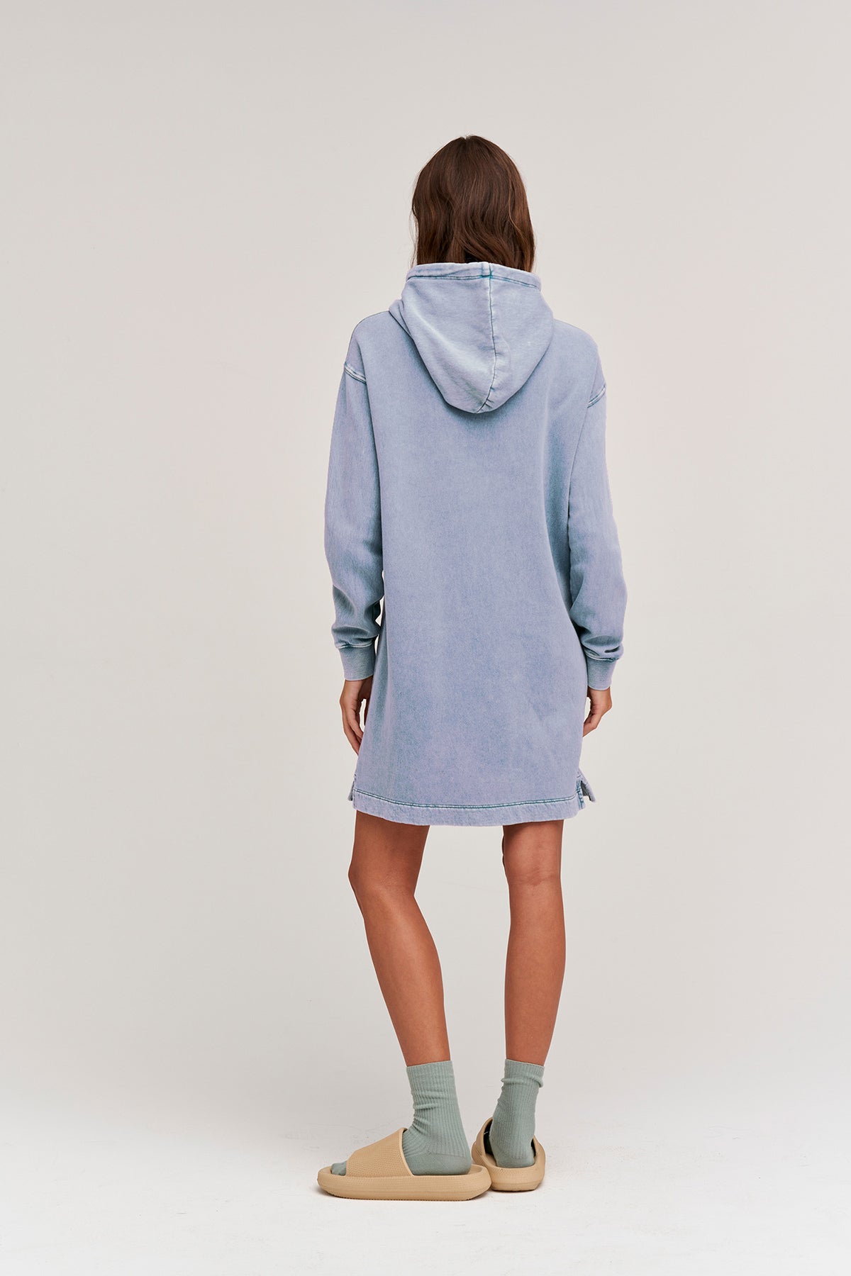 DORTHY SWEATSHIRT HOODIE DRESS - Velvet Staging 2.0-26916118429892