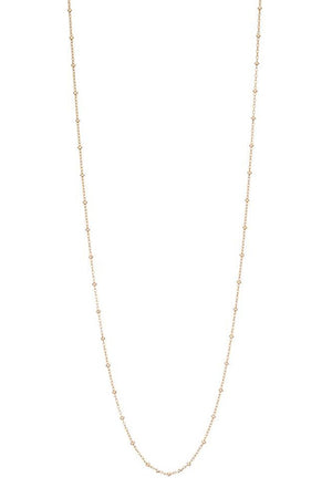DOT CHAIN LONG NECKLACE by MARA CARRIZO SCALISE Velvet by Graham & Spencer