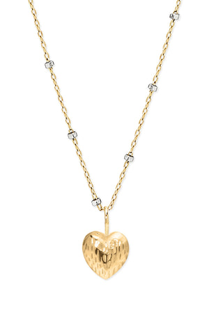 DOUBLE FACE HEART NECKLACE BY PHYLLIS AND ROSIE - Velvet Staging 2.0