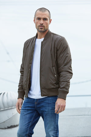 DOUGAL BOMBER JACKET Velvet by Graham & Spencer