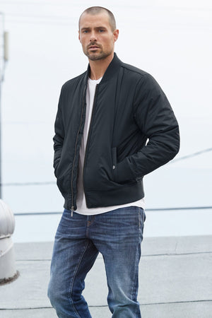 DOUGAL BOMBER JACKET Velvet by Graham & Spencer