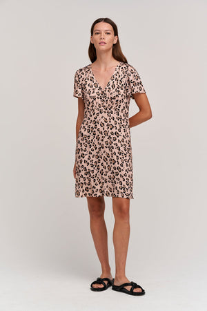 DREW CHEETAH PRINT DRESS - Velvet Staging 2.0