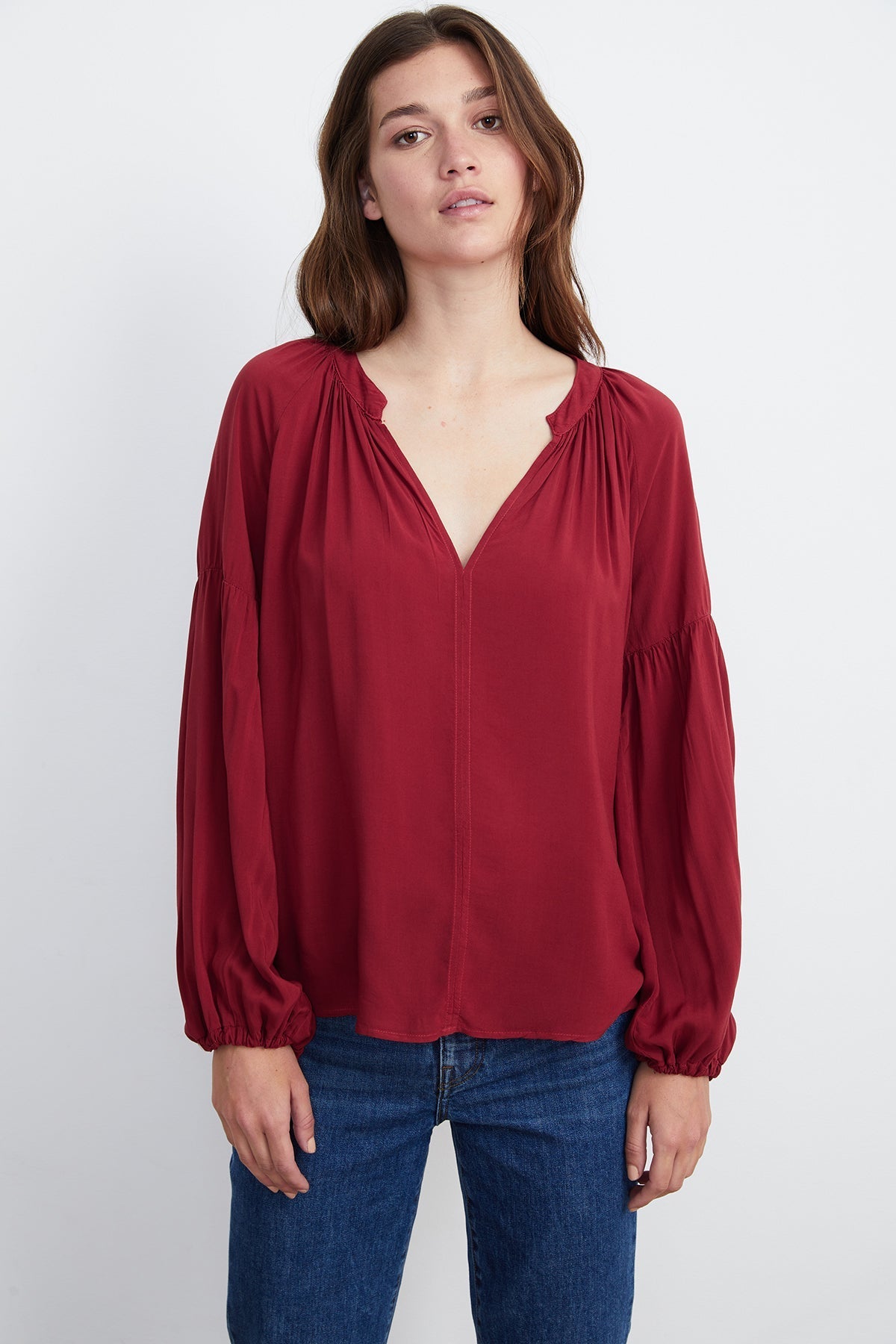 ELAINE PEASANT TOP - Velvet Staging 2.0