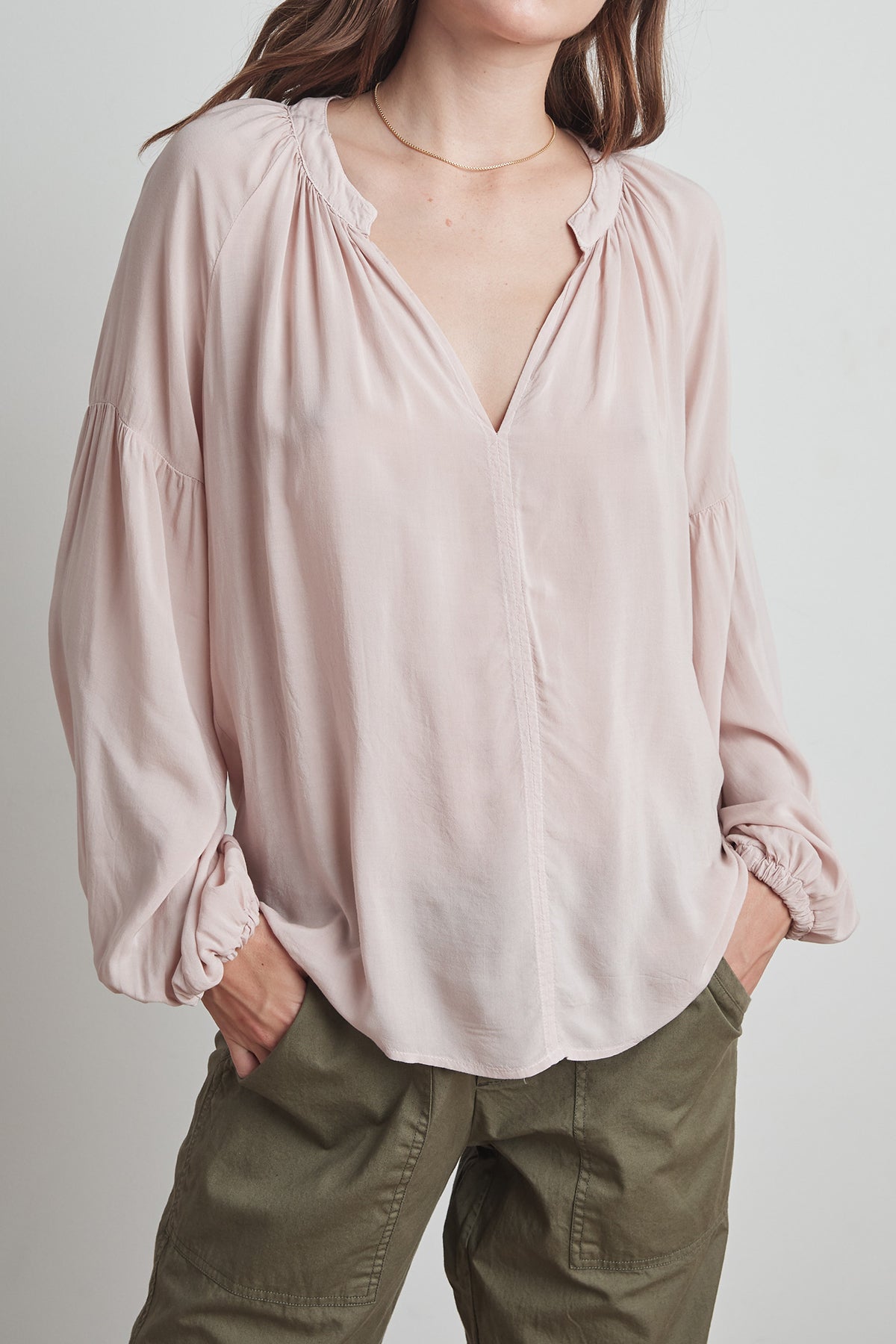 ELAINE PEASANT TOP - Velvet Staging 2.0-26916123738308