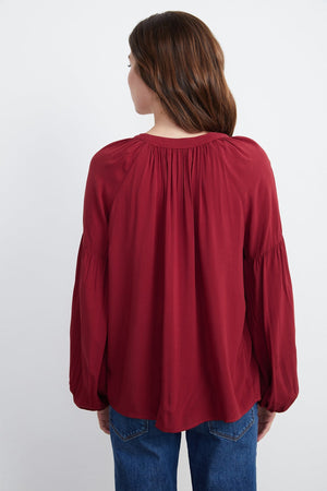 ELAINE PEASANT TOP - Velvet Staging 2.0
