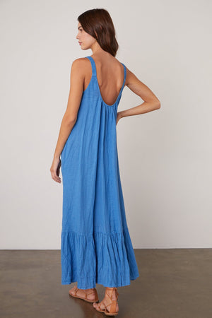 ELARA LINEN TANK DRESS - Velvet Staging 2.0